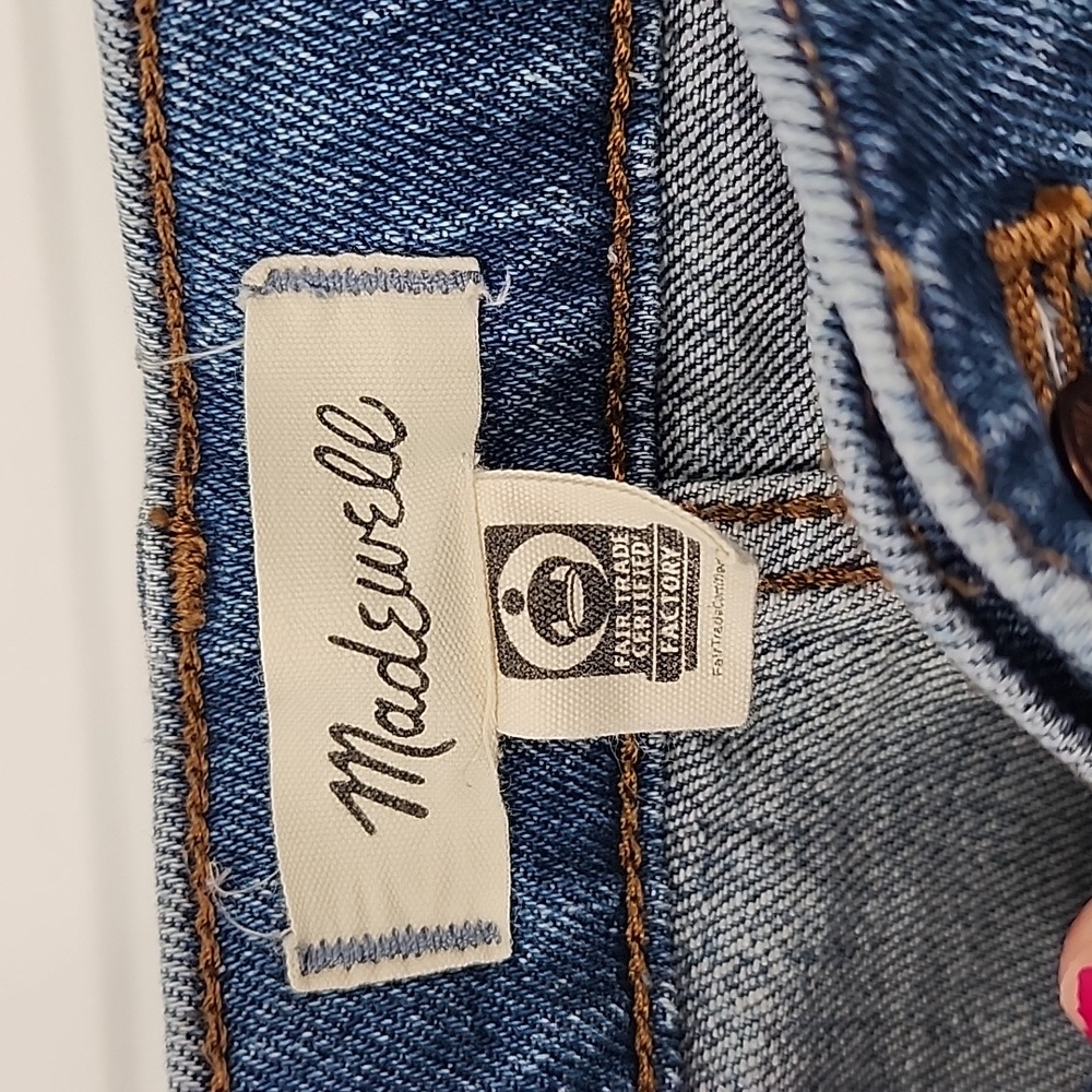Madewell The Perfect Vintage Jean High Rise Ainsworth Wash Blue Size 29 - Picture 7 of 10